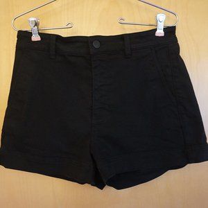 Everlane, The Cotton Twill Short, black, size 4